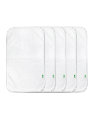 Shop Green Sprouts Stay-dry Burp Pads Pack Of 5 In White