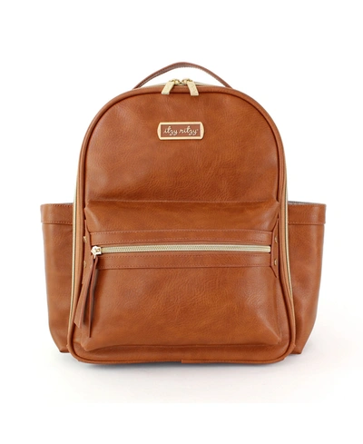 Shop Itzy Ritzy On The Go Essential Mini Backpack Diaper Bag In Brown