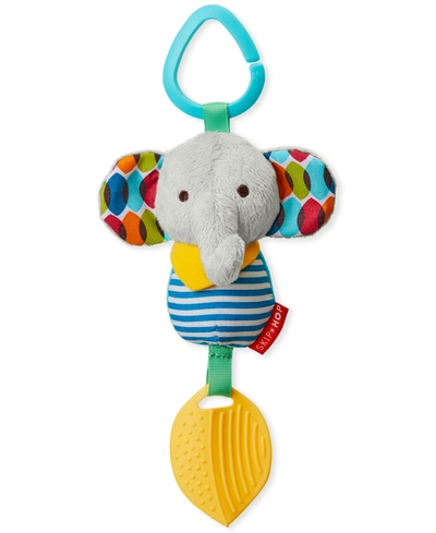 Shop Skip Hop Bandana Buddies Chime & Teethe Baby Toy In Elephant