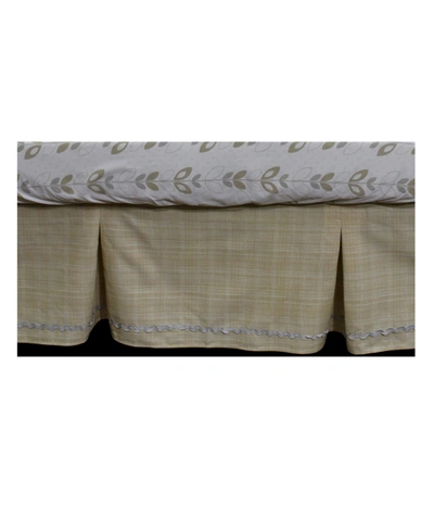 3 Stories Trading Nurture Tan Twill Dust Ruffle In Tan