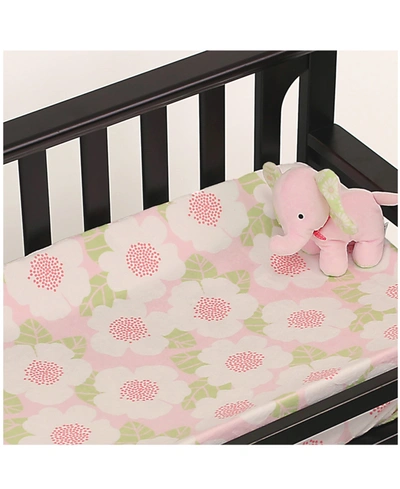 Shop 3 Stories Trading Nurture Garden District Changing Pad Cover In Pink