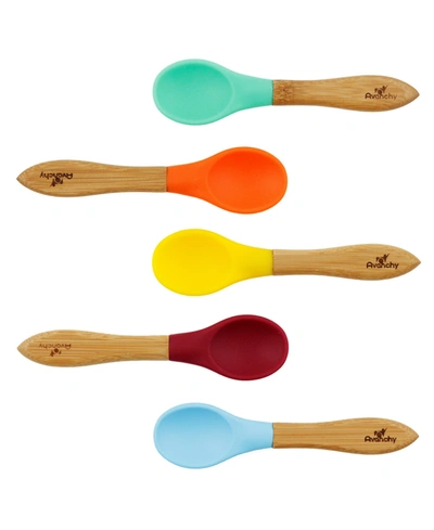 Shop Avanchy Baby Boys And Girls Bamboo Training Spoon Set In Beige
