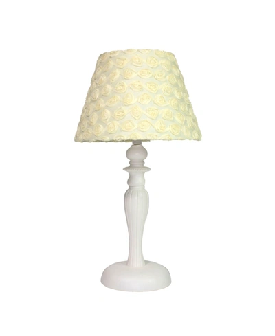 3 Stories Trading Nurture Yellow Roses Lamp Base With Shade In Light Yellow