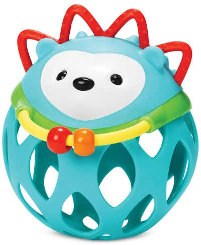 Shop Skip Hop Explore & More Roll Around Hedgehog Rattle In Turquoise
