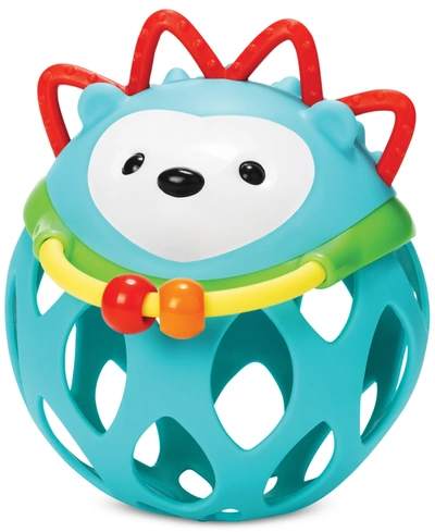 Skip Hop E&m Roll-around Rattle Hedgehog In Turquoise