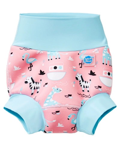 Splash About Reusable Happy Nappy Swim Diaper In Pink