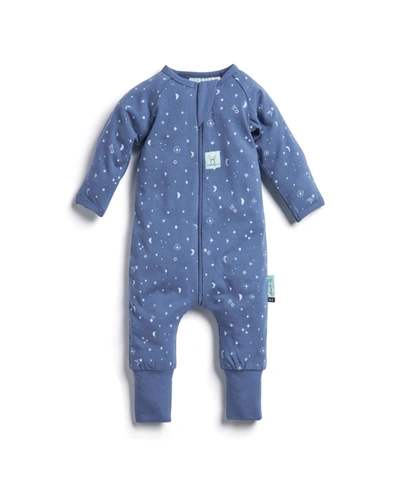Shop Ergopouch Baby Boys And Girls 0.2 Tog Long Sleeve Pajamas In Night Sky