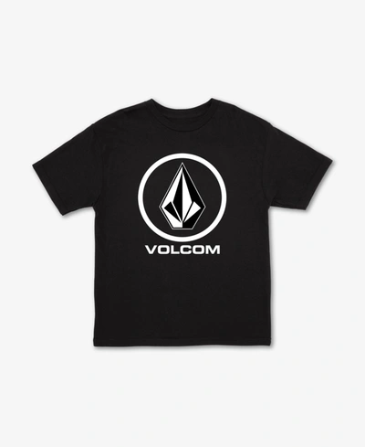 Shop Volcom New Circle Youth T-shirt In Black
