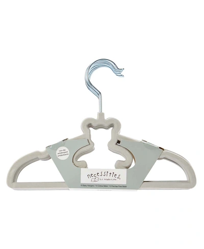 Shop Tendertyme Baby 10 Decorative Clothes Hangers In Gray