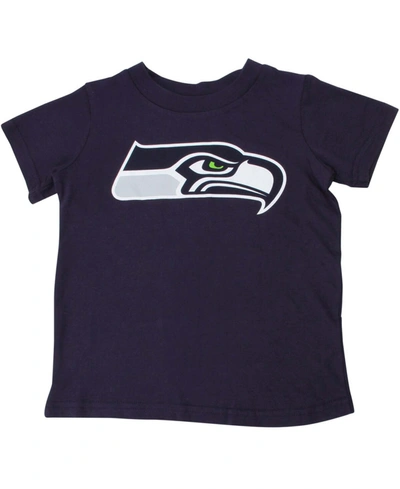 Shop Outerstuff Infant Boys And Girls College Navy Seattle Seahawks Team Logo T-shirt