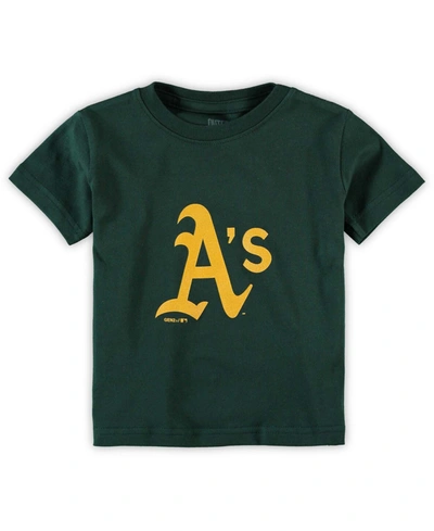 Outerstuff Infant Green Oakland Athletics Primary Team Logo T-shirt In Green
