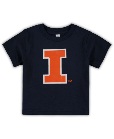 Shop Two Feet Ahead Toddler Navy Illinois Fighting Illini Big Logo T-shirt