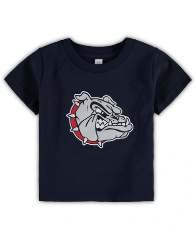 Shop Two Feet Ahead Infant Navy Gonzaga Bulldogs Big Logo T-shirt