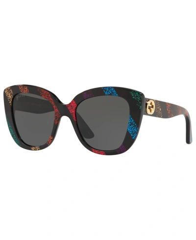 Shop Gucci Sunglasses, Gg0327s In Multicolored / Grey