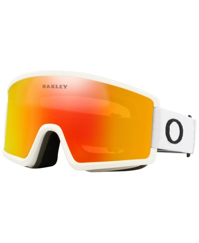 Shop Oakley Unisex Snow Goggles, Oo7120 In Matte White