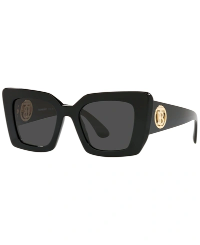 Shop Burberry Women's Sunglasses, Be4344 Daisy In Black