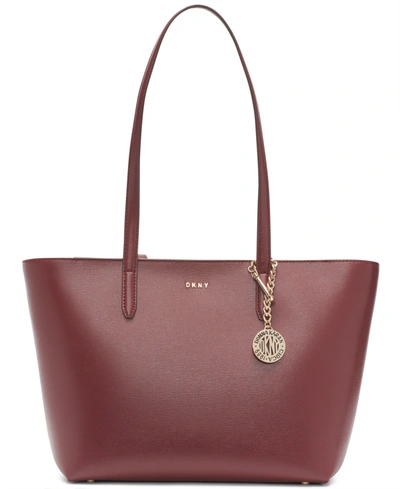 Dkny Bryant Medium Tote In Aged Wine