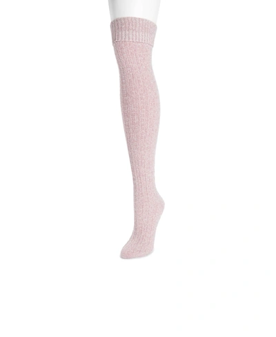 Shop Muk Luks Women's Microfiber Over The Knee Socks In Elderberry