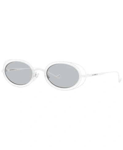 Shop Emporio Armani Women's Sunglasses, Ea2118 In Matte White