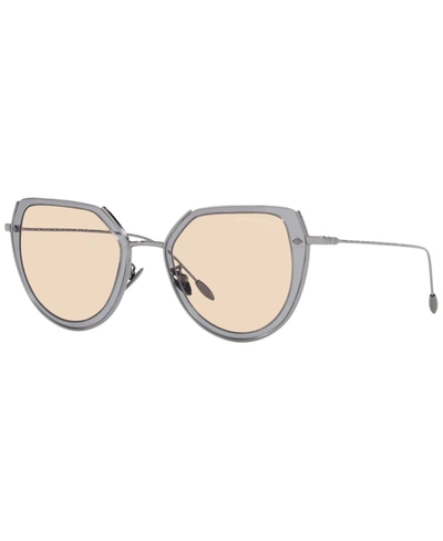 Shop Giorgio Armani Women's Sunglasses, Ar6119 58 In Gunmetal