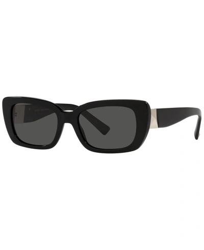 Shop Valentino Women's Sunglasses, Va4096 52 In Black