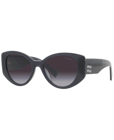 Shop Miu Miu Women's Sunglasses, Mu 03ws 53 In Gray Opal