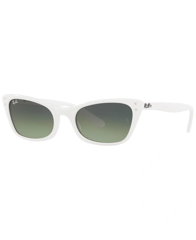 Shop Ray Ban Women's Sunglasses, Rb2299 Lady Burbank 52 In White