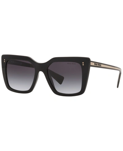 Shop Miu Miu Women's Sunglasses, Mu 02ws In Black