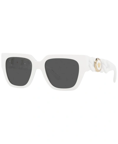 Shop Versace Women's Sunglasses, Ve4409 In White
