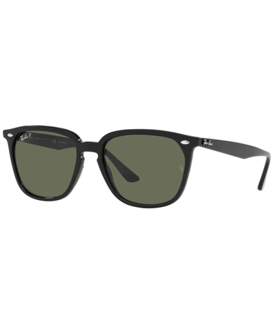 Shop Ray Ban Unisex Polarized Sunglasses, Rb4362 55 In Black
