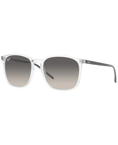 Shop Ray Ban Unisex Sunglasses, Rb4387 56 In Transparent