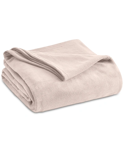 Shop Vellux Brushed Microfleece Twin Blanket In Star White