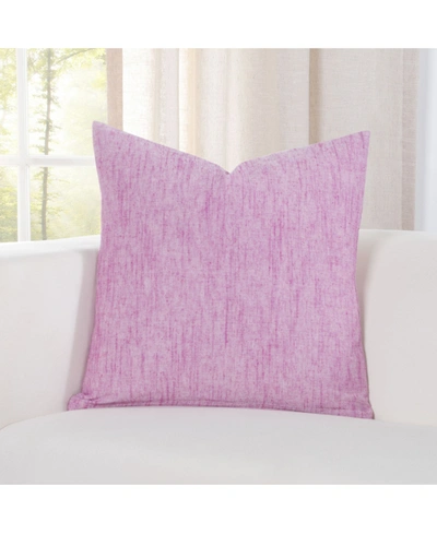Shop Siscovers Pacific Linen Decorative Pillow, 20" X 20" In Med Pink