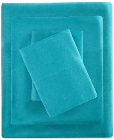 Intelligent Design 4-pc. Jersey-knit Full Sheet Set Bedding In Teal