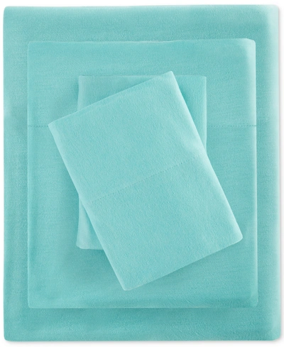 Intelligent Design Jersey-knit Cotton Blend 3-pc. Sheet Set, Twin Xl In Aqua