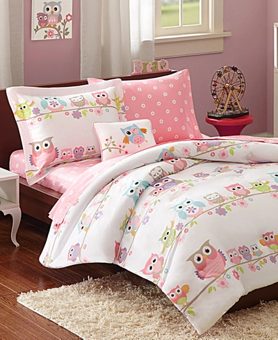 Shop Mi Zone Wise Wendy Reversible 8-pc. Comforter Set, Queen In Pink