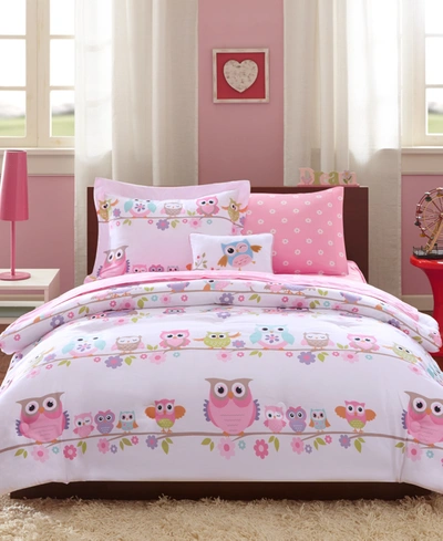 Shop Mi Zone Wise Wendy Reversible 6-pc. Comforter Set, Twin In Pink