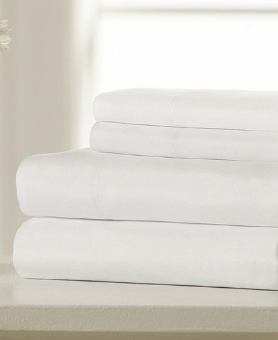 Ella Jayne Cozy Touch Triple Brushed Microfiber 4-pc. Sheet Set, Queen In White