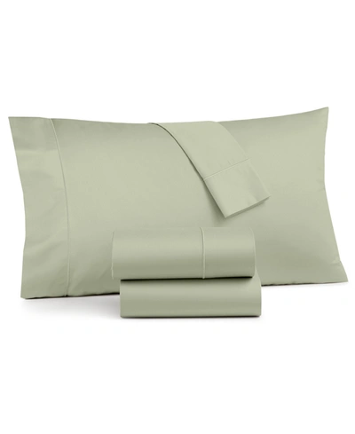 Shop Charter Club Sleep Luxe 800 Thread Count 100% Cotton 4-pc. Sheet Set, Queen, Created For Macy's In Aloe (light Green)