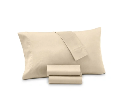 Shop Charter Club Sleep Soft 300 Thread Count Viscose From Bamboo 4-pc. Sheet Set, King, Created For Macy's In Lily Cream