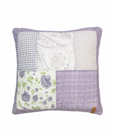 Shop American Heritage Textiles Lavender Rose Decorative Pillow, 15" X 15" In Multi