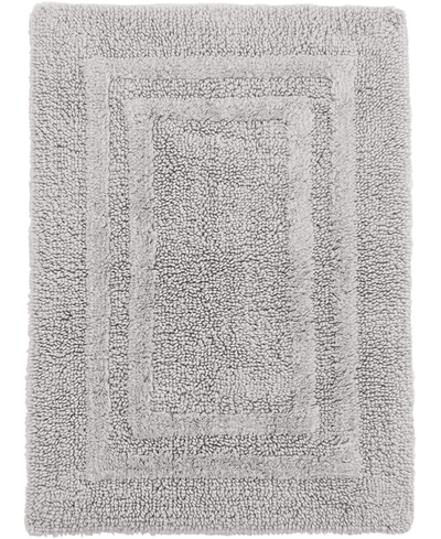 Hotel Collection 100% Cotton Reversible Bath Rug, 21" X 33", Exclusively At Macy's In Mercury