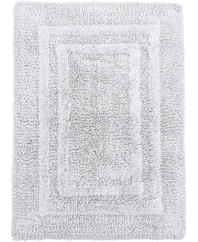 Hotel Collection 100% Cotton Reversible Bath Rug, 21" X 33", Exclusively At Macy's In White