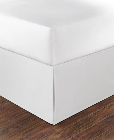 Nautica Solid Tailored Split Corner Bedskirt, Twin In White