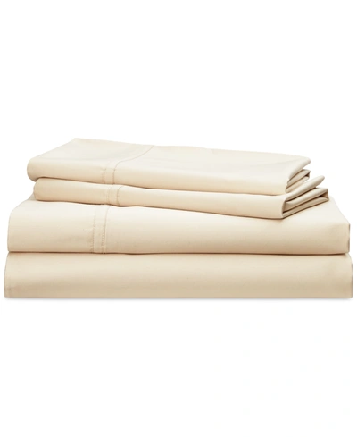 Shop Lauren Ralph Lauren Spencer 475 Thread Count Cotton Sateen 4-pc. Sheet Set, Queen In Flax