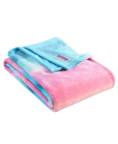 Shop Betsey Johnson Closeout!  Ombre Ultra Soft Plush Blanket, Full/queen In Mermaid Pink