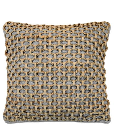 Boho Living Jada Jute Decorative Pillow, 20" X 20" In Gray