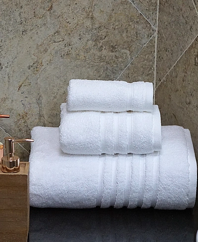 Shop Hotel Collection Ultimate Microcotton 3-pc. Bath Towel Set, Created For Macy's In White