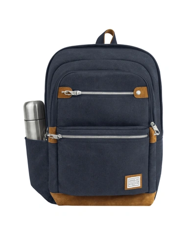 Shop Travelon Anti-theft Heritage Backpack In Medium Blu