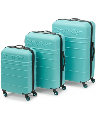 Calvin Klein Vision Suitcase Set in Purple